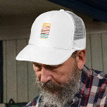 Retro Grandpa Trucker Hat<br><div class="desc">Retro grandpa trucker hat is an awesome gift for grandpa.  Colourful vintage font with a modern feel design makes this the perfect Father's Day,  grandparents day or birthday gift for him this year.</div>