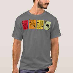 Retro Graphic Board Games Card Games Dice Game Nig T-Shirt