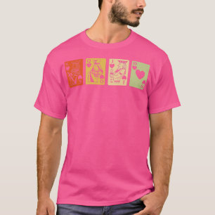 Retro Graphic Board Games Card Games Dice Game Nig T-Shirt