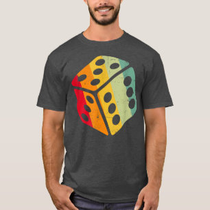 Retro Graphic Board Games Card Games Dice Game Nig T-Shirt