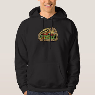 Retro Graphic Climbing Bouldering Rock Climber Mou Hoodie