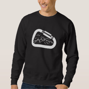 Retro Graphic Climbing Bouldering Rock Climber Mou Sweatshirt