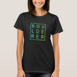 Retro Graphic Climbing Bouldering Rock Climber Mou T-Shirt