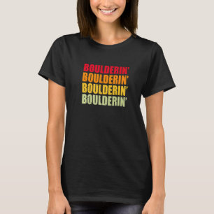 Retro Graphic Climbing Bouldering Rock Climber Mou T-Shirt