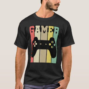 Retro Graphic Console Player Controller Video Game T-Shirt