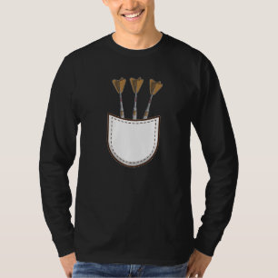 Retro Graphic Dart Player Darts Dartboard Bullseye T-Shirt