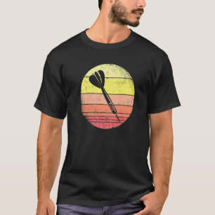 Retro Graphic Dart Player Darts Dartboard Triple 2 T-Shirt