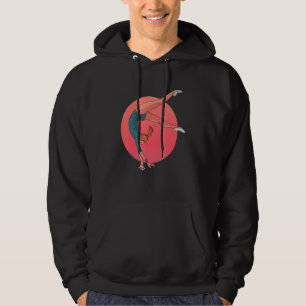 Retro Graphic Gymnast Gymnastics Acrobat Acrobatic Hoodie