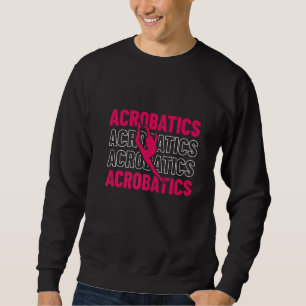 Retro Graphic Gymnast Gymnastics Acrobat Acrobatic Sweatshirt