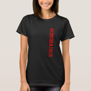 Retro Graphic Gymnast Gymnastics Acrobat Acrobatic T-Shirt