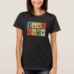 Retro Graphic Gymnast Gymnastics Acrobat Acrobatic T-Shirt