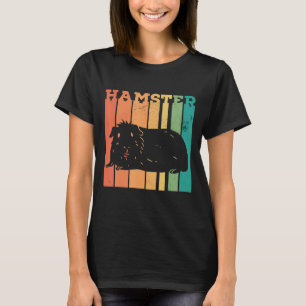 Retro Graphic Hamster Pet Owner Animal Rodent Pet T-Shirt