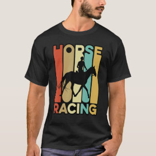 Retro Graphic Horse Lover Equestrian Rider Horses T-Shirt