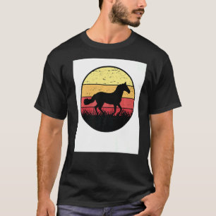 Retro Graphic Horse Lover Equestrian Rider Horses  T-Shirt