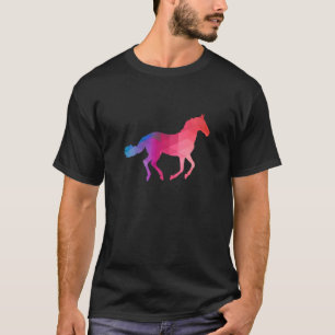Retro Graphic Horse Lover Equestrian Rider Horses T-Shirt