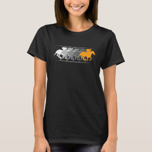 Retro Graphic Horse Lover Equestrian Rider Horses  T-Shirt