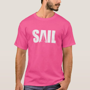 Retro Graphic Sailboat Captain Sailing Sea Boat Sa T-Shirt