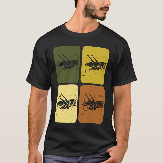 Retro Grasshopper  1 T-Shirt (Front)
