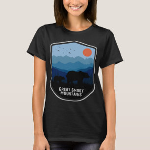 Retro Great Smoky Mountains National Park Bears T-Shirt
