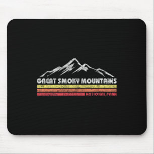 Retro Great Smoky Mountains National Park Mens Wom Mouse Mat