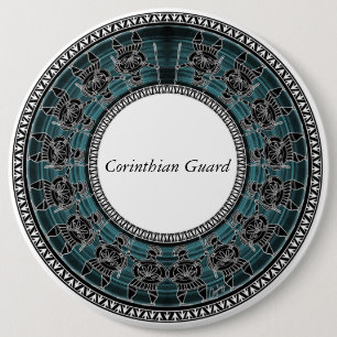 Retro Greek Disc 6 Cm Round Badge
