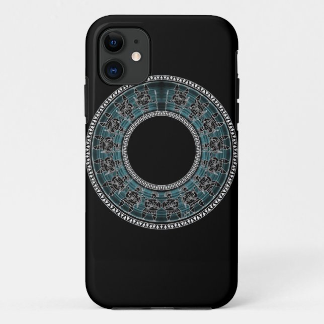 Retro Greek Disc Case-Mate iPhone Case (Back)