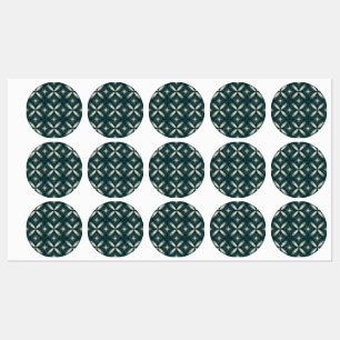 retro green shapes
