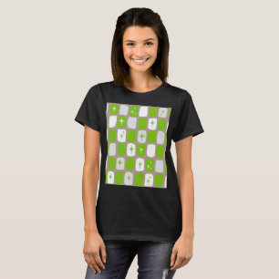 Retro Green Starbursts T-Shirt