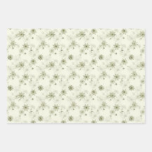 Retro Green Wrapping Paper