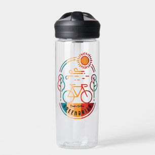 Retro Greenbrier Bike Trail Water Bottle