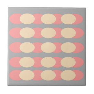 Retro Grey Spot Print Ceramic Wall Tile