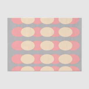 Retro Grey Spot Print Pattern Tissue Paper