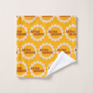 Retro Groove Bath Towel Set