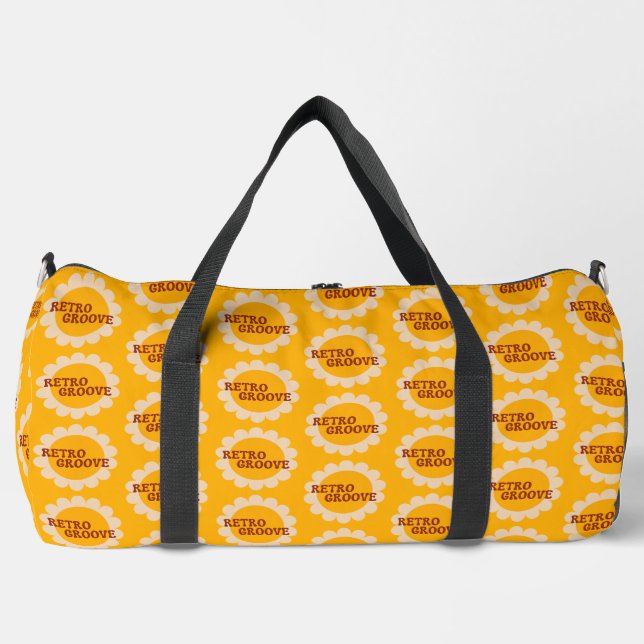 Retro Groove Duffle Bag (Front)