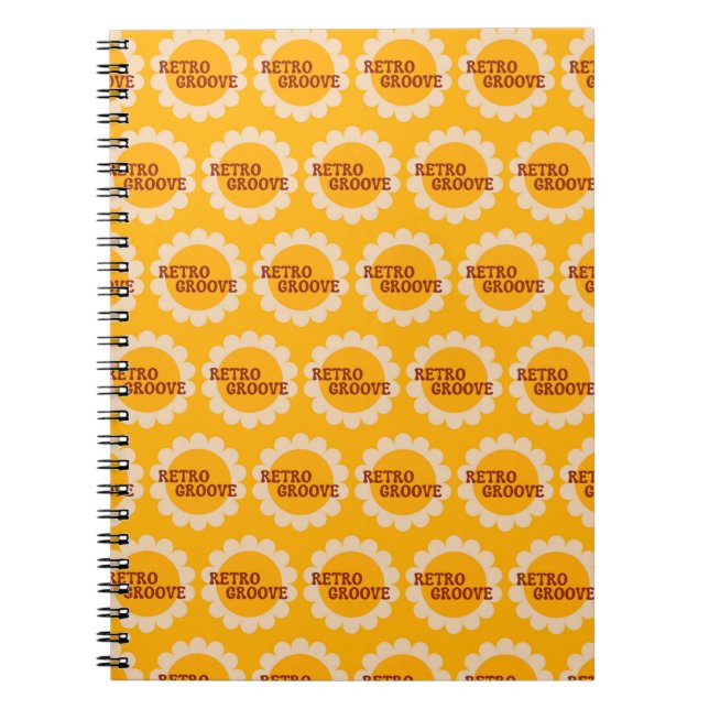 Retro Groove Notebook (Front)