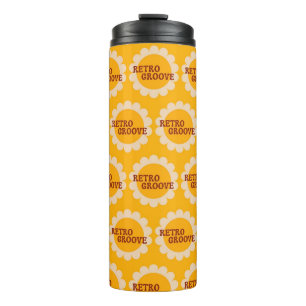 Retro Groove Thermal Tumbler
