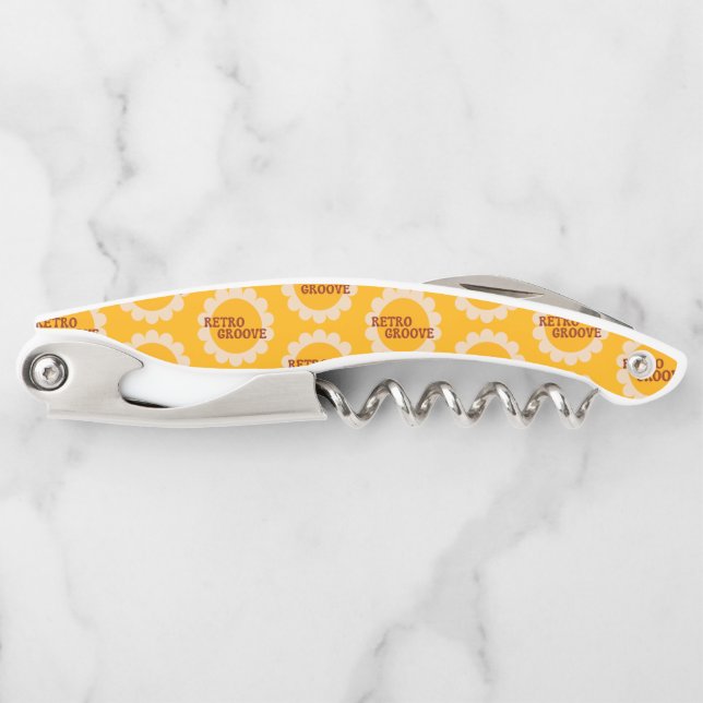 Retro Groove Waiter's Corkscrew (Front)