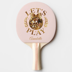Retro Groovy Aesthetic Hippie Vintage 70's Ping Pong Paddle
