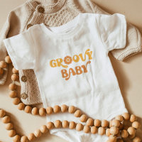 Retro groovy baby baby shower