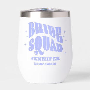 Retro Groovy Bachelorette Bride Squad Bridesmaid