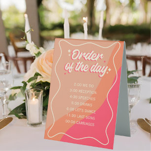 Retro Groovy Bold Typography Colourful 70's Weddin