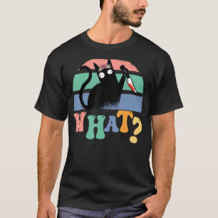 Retro Groovy Cat 70s Costume Crew Squad Halloween T-Shirt