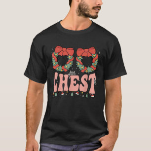 Retro Groovy Chest Nuts Matching Chestnuts Christm T-Shirt