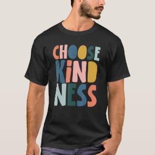 Retro Groovy Choose kindness Inspirational Teacher T-Shirt