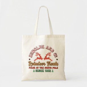 Retro Groovy Christmas Holiday Tote Bag