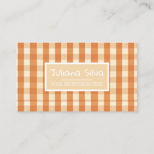 Retro Groovy Colourful Wavy Boho Business Card (Front)