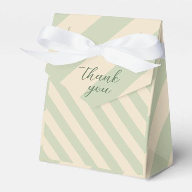 Retro Groovy Colourful Wavy Boho Wedding Favour Box (Front Side)