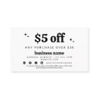 Retro Groovy Coupon Discount Card