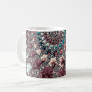 Retro Groovy Eclectic Bohemian Spiral Fractal Coffee Mug