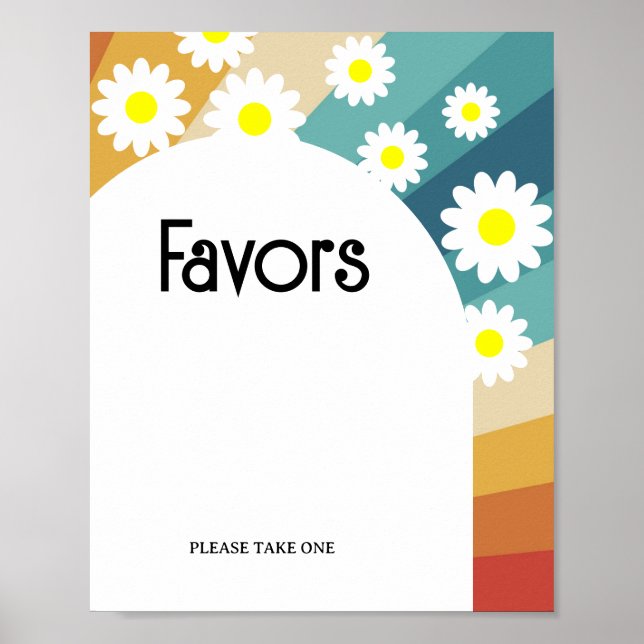 Retro Groovy - Favours Poster (Front)